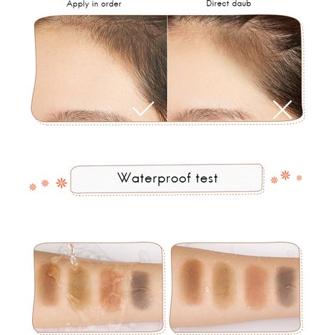 Poudre pour cheveux fins et duveteux, correcteur de racines, ombre à paupières, maquillage correcteur, poudre pour la ligne des cheveux (1/5)