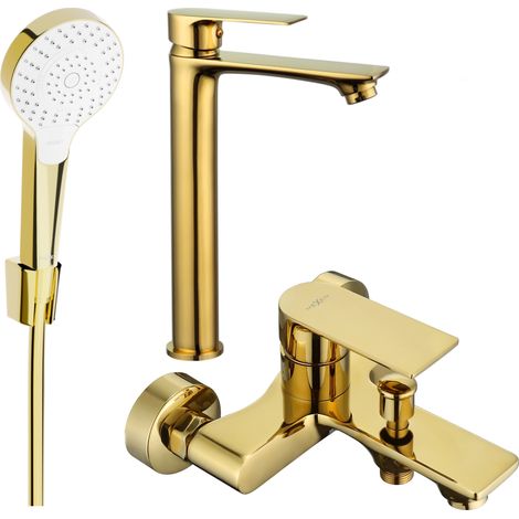 Mexen Royo R05 set per vasca, oro - 72213R05-50 (1/4)