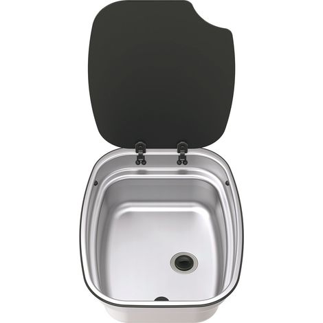 Evier Couvercle Argent Bowl Version Inox - Thetford (1/3)