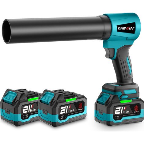Souffleur sur batterie 1500 W,180M/S,2 kg Force de soufflage - 2 batteries 5.5 Ah et chargeur (1/5)