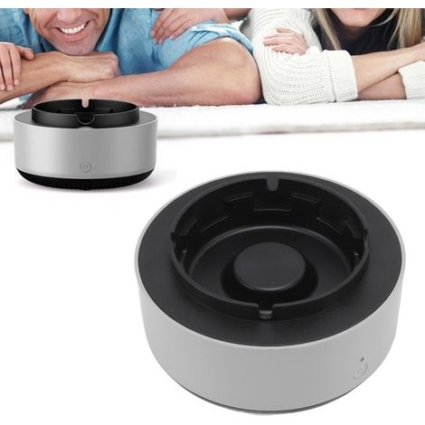 Petit oxydant et purificateur d'oxygène à ions négatifs auto-amorçant pour la maison, multifonctionnel et intelligent, éliminant la fumée secondaire, la poussière et les cendres (gris-noir). (1/5)