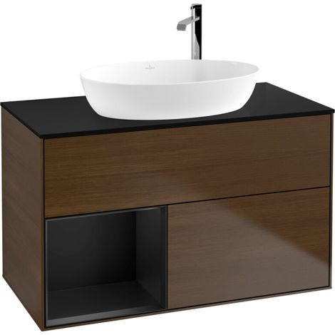Villeroy & Boch F892PDGN Meuble sous-lavabo Finion F89 (1/2)