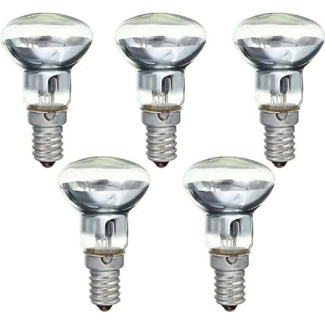 Ampoule de rechange pour lampe à lave E14 R39 30W, culot à vis, réflecteur transparent, pour spots. [dB] Transparent-tfrf (1/5)