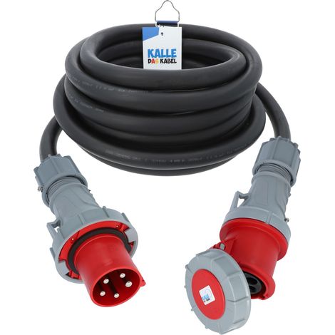 Kalle Verlängerungskabel CEE 400V 63A 16,0mm² IP67 PCE 10 Meter