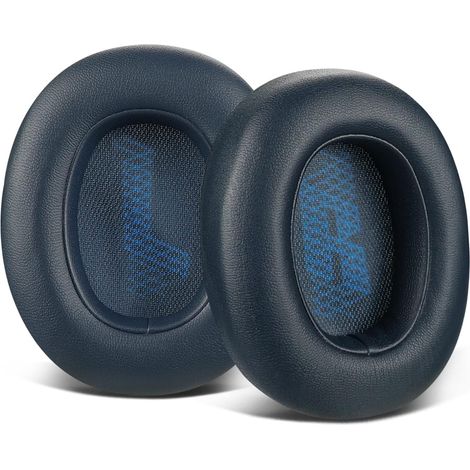 Mousse Coussin Coussinets pour JBL E65(E65BTNC)/Live 650(650NC 650BTNC)/Duet NC Casque Circum-aural, Coussinets d'oreille bleu Plus Doux , en Cuir (1/5)