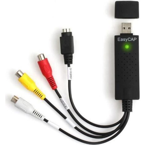 USB2.0 VHS to DVD Converter Audio Video Capture Kit Câble Péritel RCA pour Win10r1730 COSwk37472 (1/4)