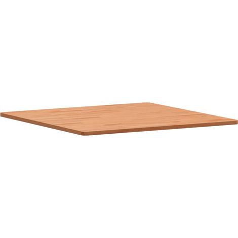 Dessus de table 70x70x1,5 carré bois massif de hêtre (1/5)