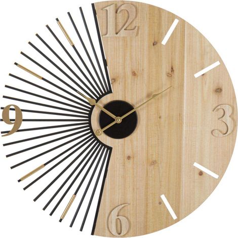 WALL CLOCK WORDY CM Ø 60X3,5 (1/4)