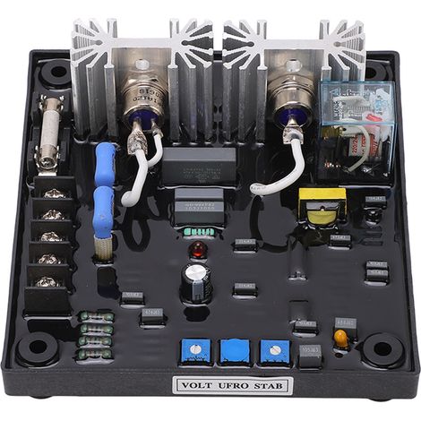 Régulateur de tension automatique (AVR) pour générateur électrique sans balais, stabilisateur 180-240 V, fusible 30 A (1/5)