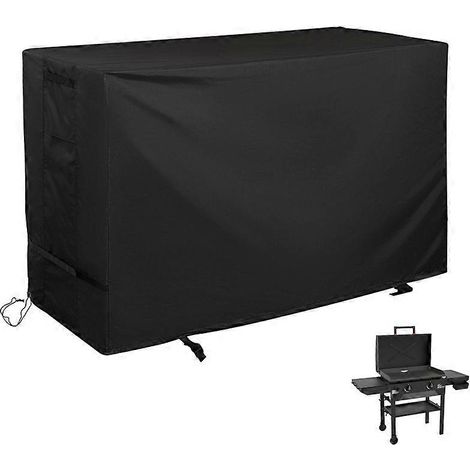 Housse pour barbecue d'extérieur, barbecue à gaz portable, grille de cuisson portable, housse imperméable et anti-poussière en polyuréthane 420D, noire, 210D, 65 cm (L) x 51 cm (P) x 36 cm (H) (1/5)