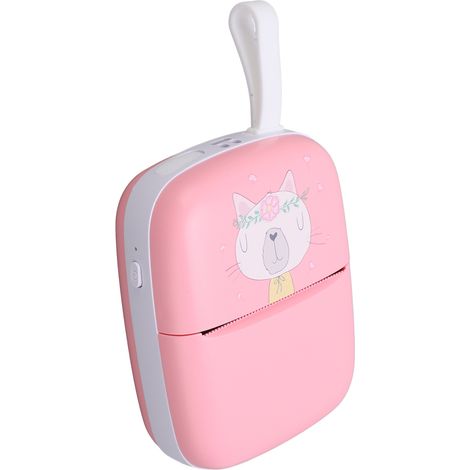 Mini imprimante portable Bluetooth WiFi avec correction d'erreurs, imprimante thermique pour notes autocollantes avec photos et titres de téléphones portables (1/5)