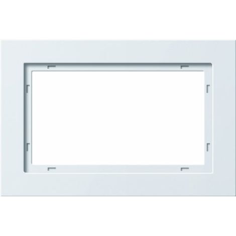 GIRA 100122 CADRE DE FINITION 1 COMPARTIMENT 1 2 GIRA E2 BLANC MAT