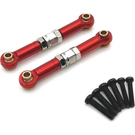 Biellette de direction pour voiture RC 1/14 - Pièces de rechange rouges (1/5)