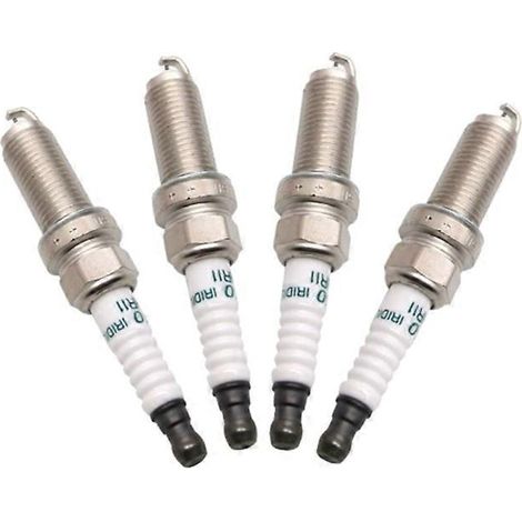 SC16HR11 Bougie d'allumage Double Iridium - Lot de 4 - Améliore les performances d'allumage pour 90919 01275 (1/4)