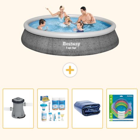 Bestway Bestway Fast Set Ronde - 396x84 cm - 5-pièces S282 (1/5)