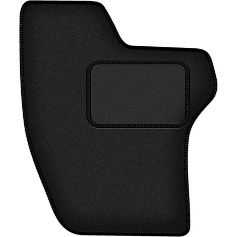 Fahrermatte aus Velours für: VW LT II Kastenwagen (1996–2006), schwarz (1/5)