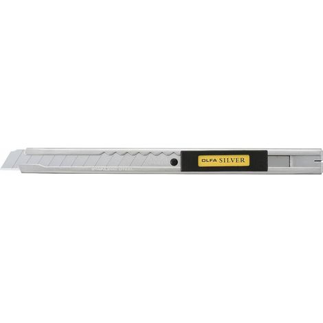 6 x OLFA CUTTER 9 MM INOX SRV-1 C/BLOCCO AUTOMAT