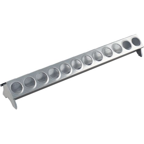 Mangiatoia Per Pulcini In Ferro 24 Fori 50 cm.