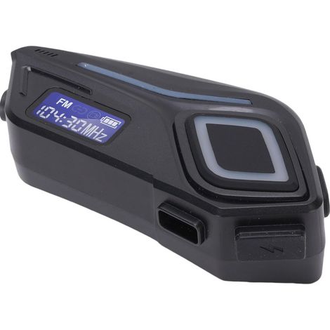 Haut-parleurs de Casque de Moto, Casque D'interphone de Casque avec Réponse Automatique, Navigation Vocale GPS, Son Stéréo, Microphone Annulant Le Bruit (1/5)