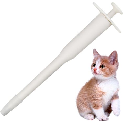 Pill Popper pour Chats - Pilier réutilisable pour Animaux de Compagnie avec poignée Ronde,Pilulier pour Chiens et Chats, Distribution de Plusieurs comprimés, mangeoire pour Petits Animaux (1/5)