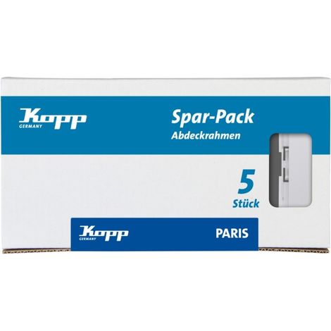 Placa de interruptor Kopp 402502018 diseño tradicional compatibilidad universal
