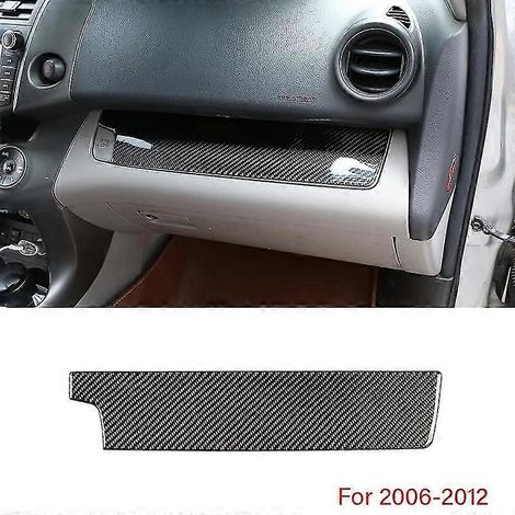 Für Toyota RAV4 2006-2019: Mittelkonsolen-Interieuraufkleber aus weicher Kohlefaser – Zubehör zur Fahrzeugmodifikation (2 Stück)