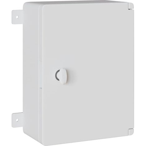 Armadio elettrico moderno per stoccaggio interno/esterno 47 x 20 x 60 cm plastica grigia 020058195