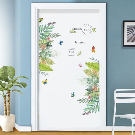 Sticker mural plante verte, Sticker mural plante tropicale, Plante tropicale (1/5)