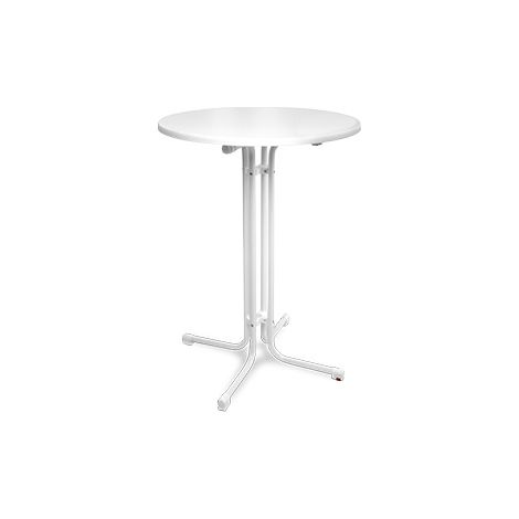 Beautissu Bistro Stehtisch Bellini	Bianco, Ø80x110x80x70 cm (1/5)