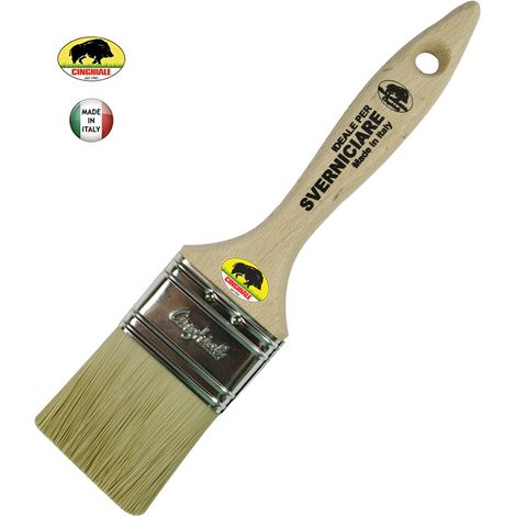 Pinceau plat à décaper S.500, 40 mm, manche en bois 25000040 PINCEAUX EN POILS DE SANGLIER (1/2)