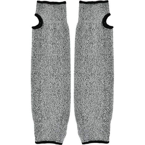 Manchon de protection pour bras, manchon pour bras de sécurité, Gants de travail à manches longues anti-abrasion résistant aux coupures HPPE pour jardin, cuisine et travaux agricoles (35cm) (1/4)