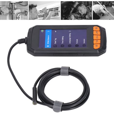 4,3-Zoll-Endoskop mit Bildschirm, 5,5-mm-Kamera, 2-Megapixel-Hochauflösungs-Industrieendoskop für die Reparatur von Kraftfahrzeugen und Klimaanlagen. (1/5)
