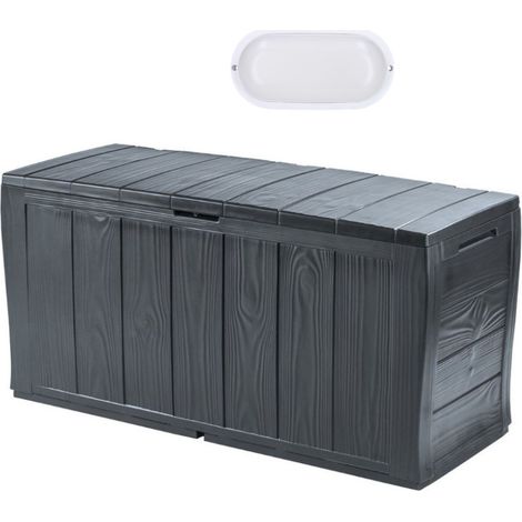 Keter Sherwood coffre de jardin 270 L + éclairage extérieur LED inclus (230415-WO744) (1/5)