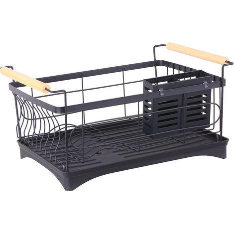 Égouttoir à couverts de cuisine en acier inoxydable, avec cage à baguettes – DELKEVIC (1/4)