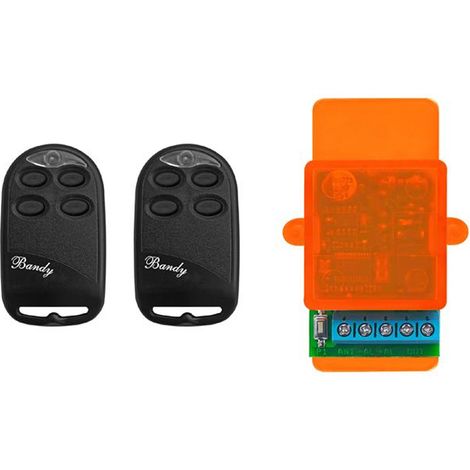 Kit Con 2 Transmisores BANDY-CD4 y 1 Receptor RX1 NOLOGO KIT-BACD433