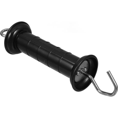 Poignée De Clôture Électrique Isolée En Acier Galvanisé Et Polypropylène Ergonomique, Résistante Pour Portail De Ferme Et Bétail, Kit Pour Usage Extérieur Solide (1/5)