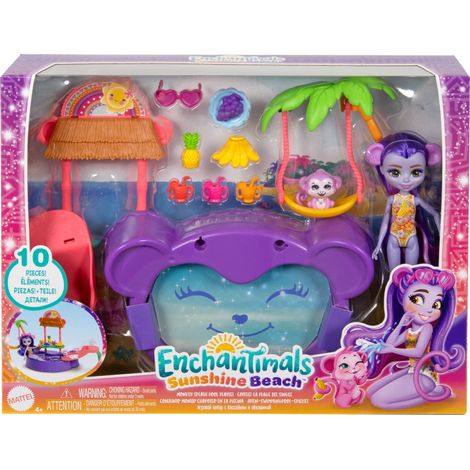 Piscina tropical Enchantimals + Mu帽eco mono HTW73 (1/5)