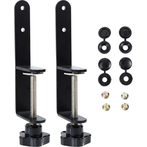 Montageclip aus Metall 1 Satz Schwarz Sicherer Haken zur