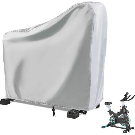 Housse de vélo d'exercice, 210D étanche pour vélo Stationnaire, Housse de Protection Anti-poussière pour vélo d'extérieur adaptée aux vélos verticaux (1/5)