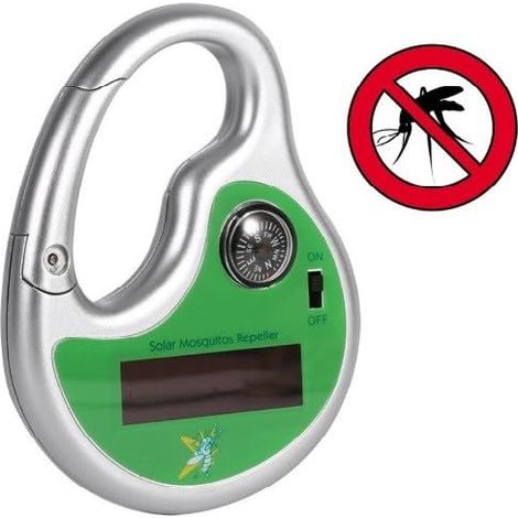 Anti - moustique ultrasonique extérieur solaire rechargeable Portable mini anti - moustique pêche sauvage anti - moustique