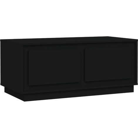 Maison Exclusive - Couchtisch Schwarz 102x50x44 cm Holzwerkstoff