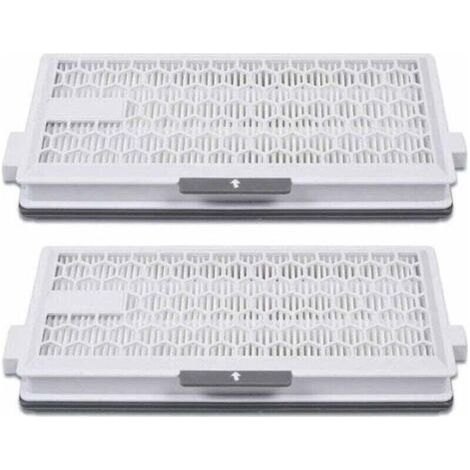 Pack de de 2 filtres Airclean Plus pour Miele Air Clean SF-HA 50, XU, Complete C2 C3, Modèle compact C1 C2, 10107860 - (1/3)