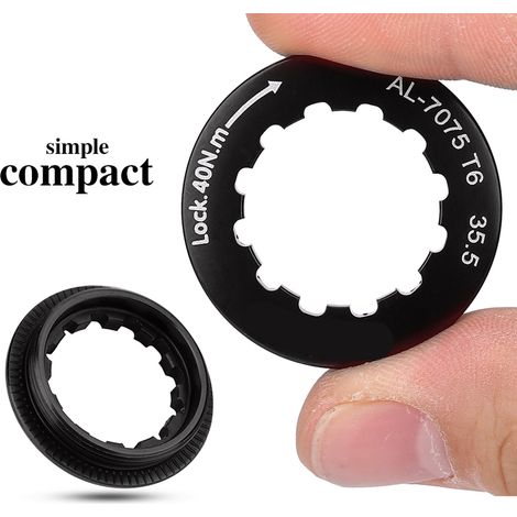 Roue d'inertie MEIJUN pour vélo à cassette, noire (1/5)