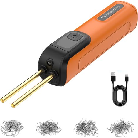 Irovami Poste soudage plastique sans fil orange/noir – 300W, 2500mAh, 200 broches (1/5)
