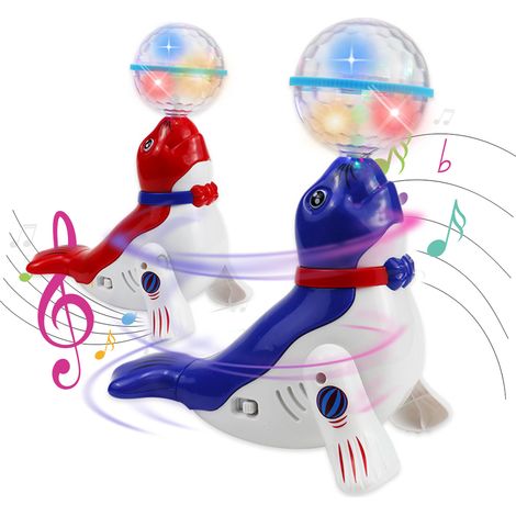 Jouet Musical Chien Électrique Rotatif - Cadeau de Noël pour Enfants et Amis (1/5)
