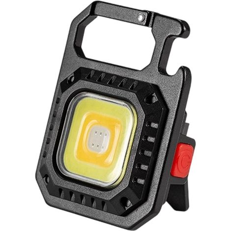 Lampe à clip pour casquette, lampe de travail à chargement Type-C, lampe porte-clés magnétique puissante, lampe d'inspection LED, ouvre-bouteille, lampe portable (1/5)