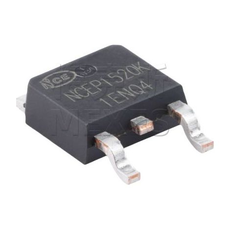 NCE NCEP1520K SMD TO-252-2 150V 20A N-Kanal-MOSFET, Los mit 5 Chips/elektronischen Bauteilen.