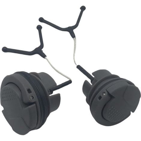Bouchon Carburant - Bouchon Huile Chaîne - Pour Tronçonneuses Husqvarna 445 II 445e II 450 II 450e II 450 Rancher II - Kit Complet ×2 (1/5)