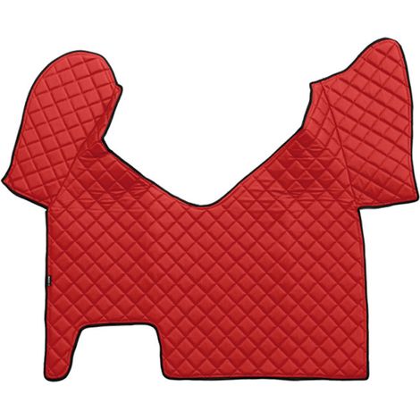 Tappeto centrale in Skeentex - Rosso - compatibile per Iveco Stralis (08/0212/12) automatico, cabina larga - Iveco Stralis (07/1212/19) automatico, cabina larga - Iveco Stralis Hi-Way (07/1208/16)