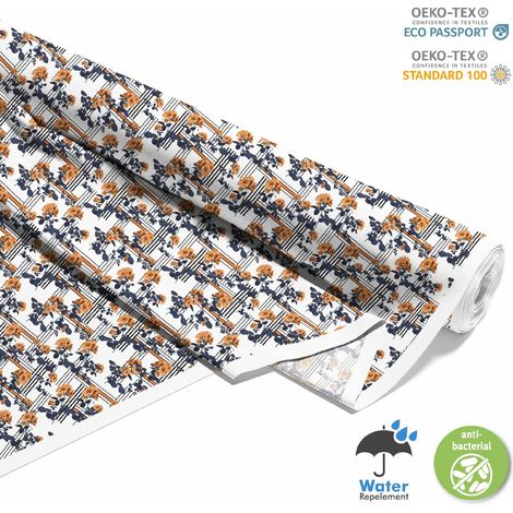 TESSUTI DECORATIVI PER ESTERNI OXFORD - Motivo Fiori e Linee I DX249 (1/5)